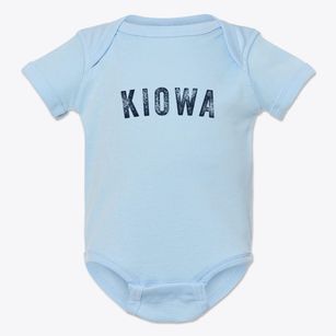 Kiowa Kansas Timeless Retro Baby Onesie