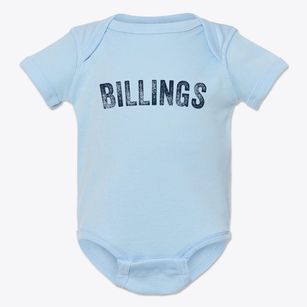 Billings Oklahoma Timeless Retro Baby Onesie