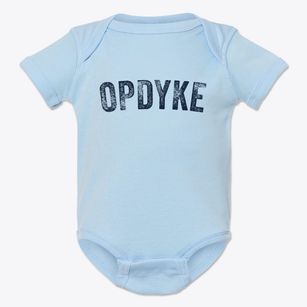 Opdyke Illinois Timeless Retro Baby Onesie