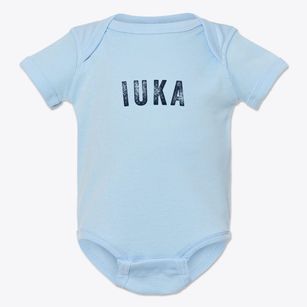 Iuka Kansas Timeless Retro Baby Onesie