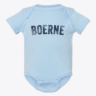 Boerne Texas Timeless Retro Baby Onesie