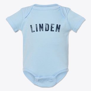 Linden North Carolina Timeless Retro Baby Onesie