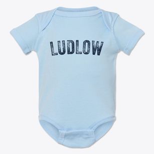 Ludlow Missouri Timeless Retro Baby Onesie