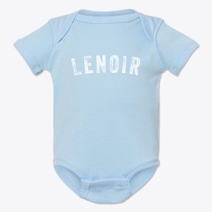 Lenoir North Carolina Timeless Retro Baby Onesie