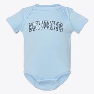 East Moriches New York Trendy Block Baby Onesie