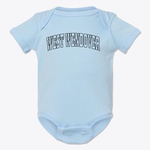 West Wendover Nevada Trendy Block Baby Onesie