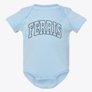 Ferris Texas Trendy Block Baby Onesie
