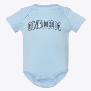 Contoocook New Hampshire Trendy Block Baby Onesie