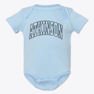Atkinson Nebraska Trendy Block Baby Onesie
