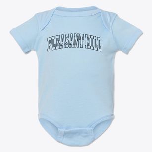 Pleasant Hill Louisiana Trendy Block Baby Onesie