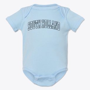 South Holland Illinois Trendy Block Baby Onesie