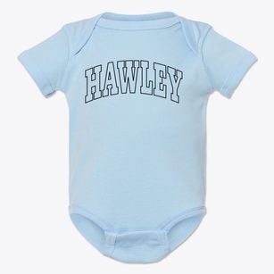 Hawley Texas Trendy Block Baby Onesie