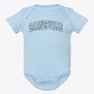 Carnesville Georgia Trendy Block Baby Onesie