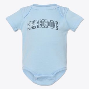 Scarborough Maine Trendy Block Baby Onesie