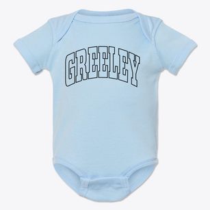 Greeley Colorado Trendy Block Baby Onesie