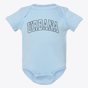 Urbana Ohio Trendy Block Baby Onesie