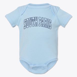 South Paris Maine Trendy Block Baby Onesie