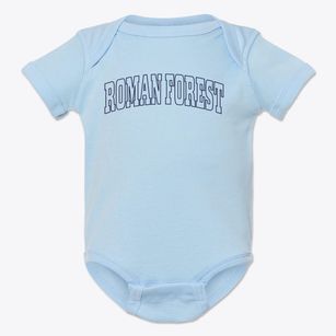 Roman Forest Texas Trendy Block Baby Onesie