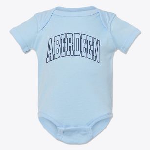 Aberdeen Ohio Trendy Block Baby Onesie