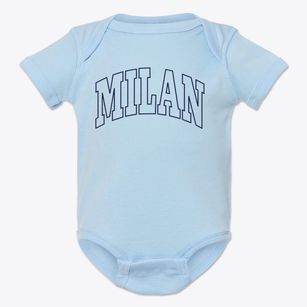 Milan Georgia Trendy Block Baby Onesie