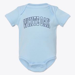 White Oak Mississippi Trendy Block Baby Onesie