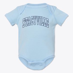 Stacyville Maine Trendy Block Baby Onesie