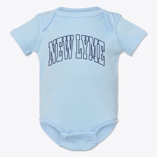 New Lyme Wisconsin Trendy Block Baby Onesie