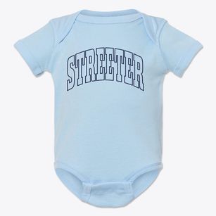 Streeter North Dakota Trendy Block Baby Onesie