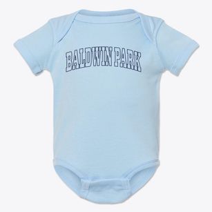 Baldwin Park Missouri Trendy Block Baby Onesie