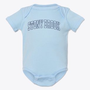 Stony Brook New York Trendy Block Baby Onesie