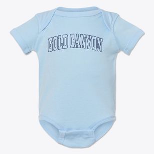 Gold Canyon Arizona Trendy Block Baby Onesie