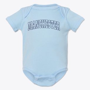 Manchester New York Trendy Block Baby Onesie