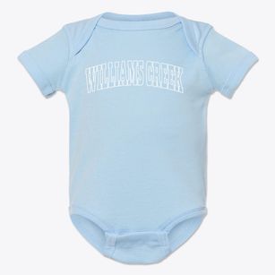 Williams Creek Indiana Trendy Block Baby Onesie