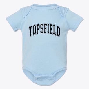 Topsfield Massachusetts Varsity Baby Onesie
