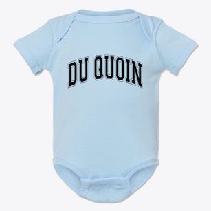 Du Quoin Illinois Varsity Baby Onesie