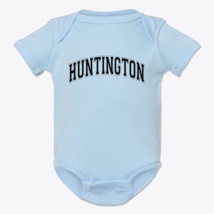Huntington Beach California Varsity Baby Onesie