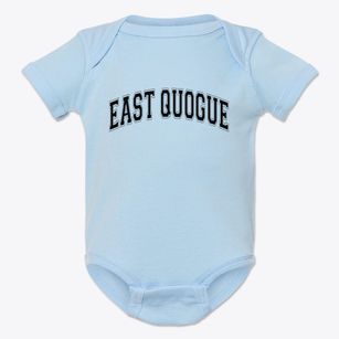 East Quogue New York Varsity Baby Onesie
