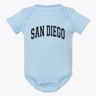 San Diego Texas Varsity Baby Onesie