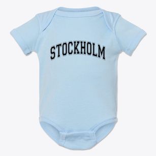 Stockholm New York Varsity Baby Onesie