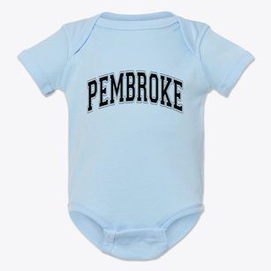 Pembroke Georgia Varsity Baby Onesie