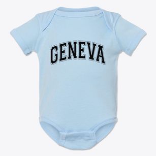 Geneva Nebraska Varsity Baby Onesie