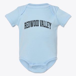 Redwood Valley California Varsity Baby Onesie