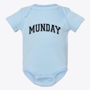 Munday Texas Varsity Baby Onesie