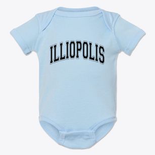 Illiopolis Illinois Varsity Baby Onesie