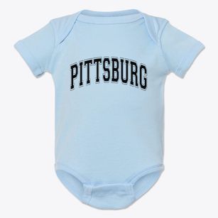 Pittsburg New Hampshire Varsity Baby Onesie