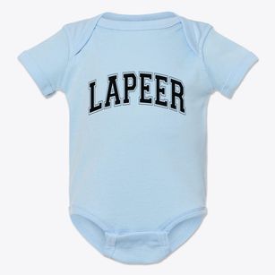 Lapeer New York Varsity Baby Onesie