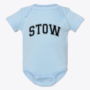 Stow Maine Varsity Baby Onesie