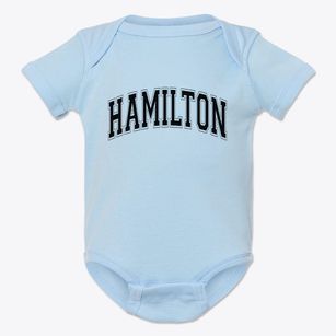 Hamilton North Carolina Varsity Baby Onesie