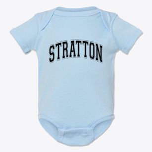 Stratton Nebraska Varsity Baby Onesie