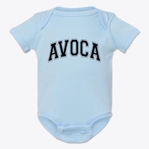 Avoca Nebraska Varsity Baby Onesie